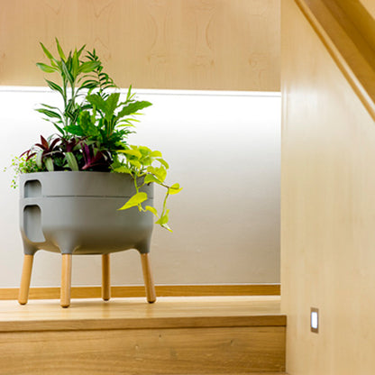 Jardinera Elevada Urbalive Low Verde Claro Antracita.