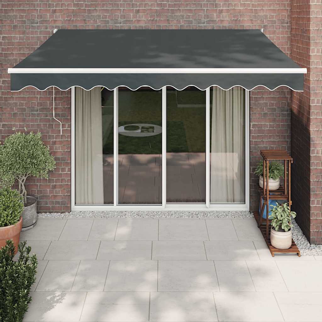 Toldo Retráctil Automático Gris Antracita 3,5x2,5 M_1