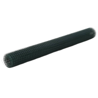 Alambrada De Gallinero Acero Revestimiento Pvc Verde 25x1,5 M / Vetonek_3