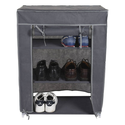 Well Home Caja De Almacenaje En Poliéster Color Gris 60x30x80cm