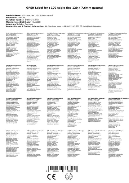 Bridas Reutilizables 120mm: 100 Unidades De Sujeción Segura Y Flexible