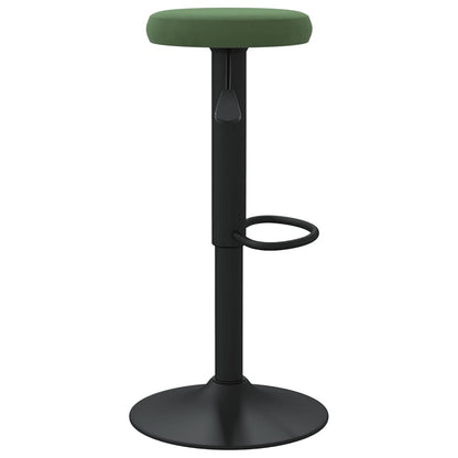 Taburetes De Cocina 2 Unidades Terciopelo Verde Oscuro_3