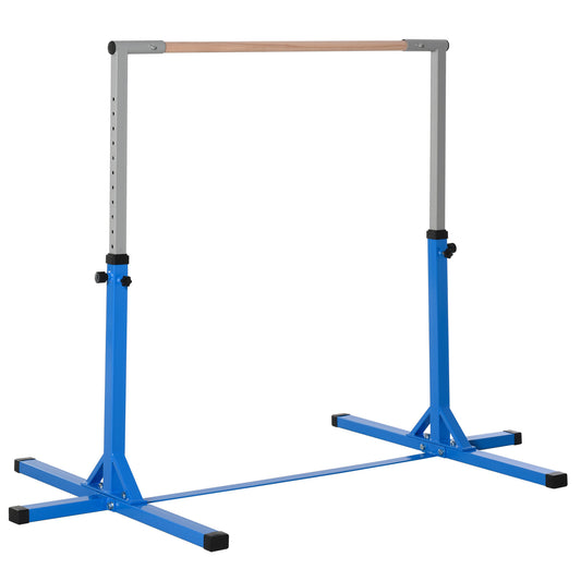 Homcom Barra De Gimnasia Para Niños De +3 Años Con Altura Ajustable 92-150 Cm_0