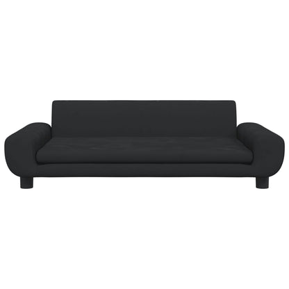 Cama Para Perros De Terciopelo Negra 100x54x33 Cm / Vetonek_3