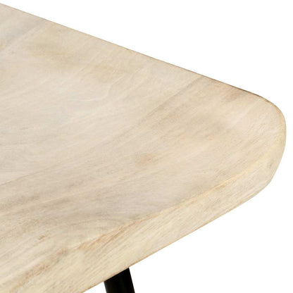 Taburetes De Cocina 2 Unidades Madera Maciza De Mango_4