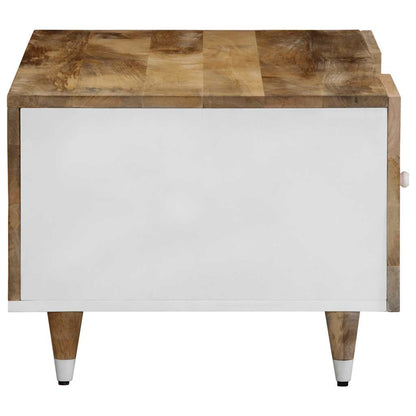Mesa De Centro De Madera Maciza Mango 100x54x40 Cm_2