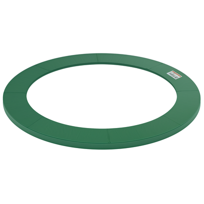 Homcom Cubierta De Protección Acolchada Borde De Seguridad Para Trampolines Cama Elástica Con Diámetro Ø305 Cm Verde_0