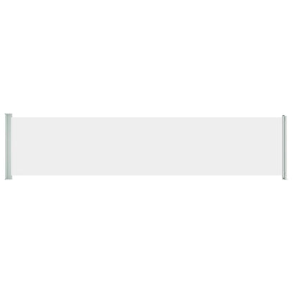 Vidaxl Toldo Lateral Retráctil Para Patio Crema 140x600 Cm_0