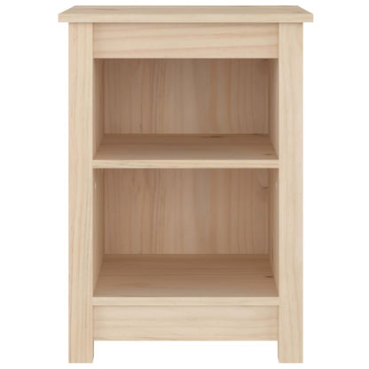 Mesitas De Noche 2 Uds Madera Maciza De Pino 40x35x55 Cm_2