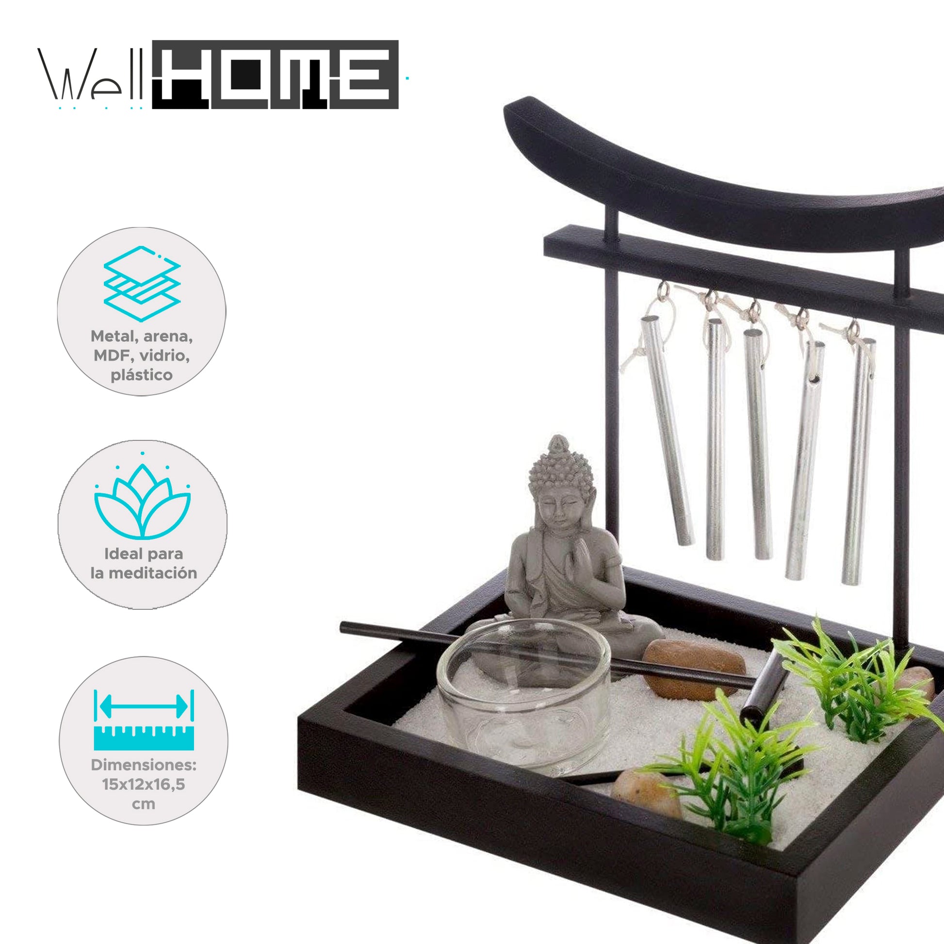 Jardín Campanas Zen 15x12cm