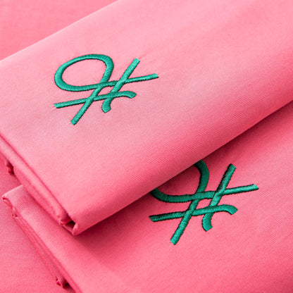 Set 3pzs Sabana Individual: Sabana Plana(160x280cm C/ Dobladillo Simple 5cm) + Sabana Bajera (90x200+40cm Flap) + 1 Funda De Almohada (50x85) 100% Al