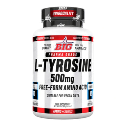 L-tirosina - 120 Cápsulas - Aminoácidos - Big_0