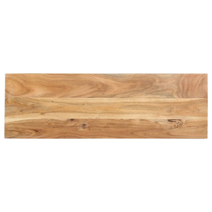 Mesa Consola De Madera Maciza De Acacia 110x35x75 Cm_1