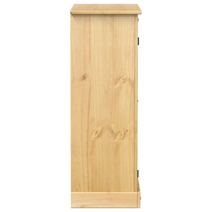 Mueble Zapatero Corona Madera Maciza De Pino 86x38,5x108 Cm / Vetonek_2