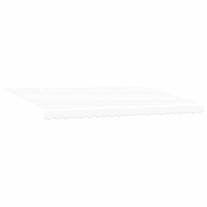 Toldo Retráctil Blanco 500 X 300 Cm Lona Y Aluminio_4