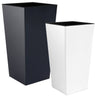 Juego Macetas Urbi: Alta 49 Litros Color Antracita Y 26,6 Litros Color Blanco