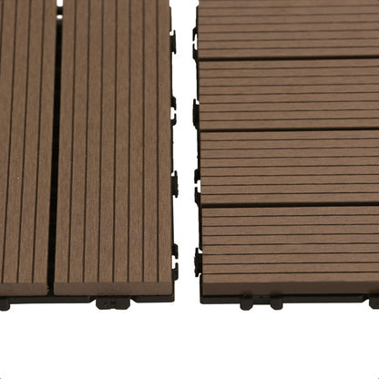 Pack 11 Baldosas de composite Durafloor 30×30 Dioco Chocolate 1m2