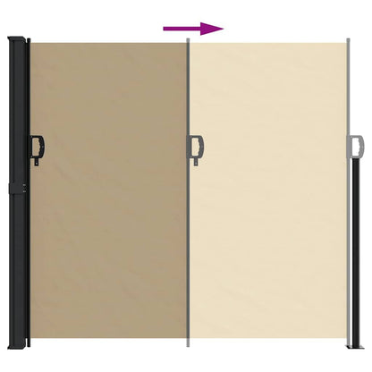 Vidaxl Toldo Lateral Retráctil Beige 180x500 Cm_4