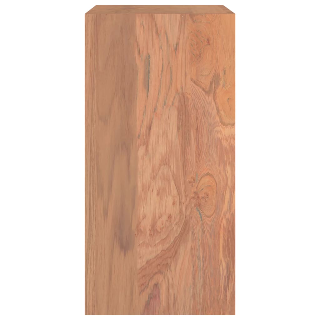 Mesa Auxiliar De Madera Maciza De Teca 45x30x60 Cm_2