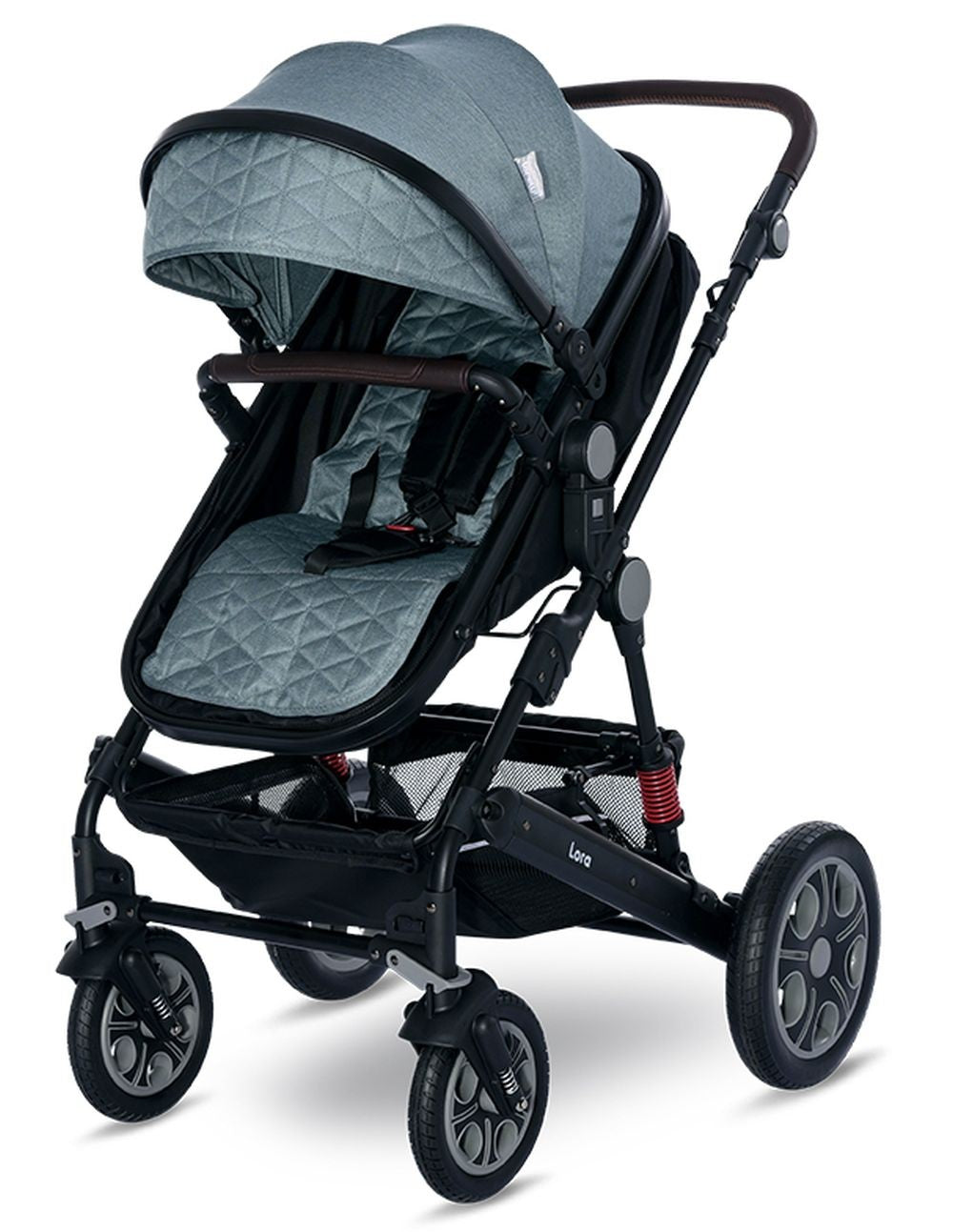 Carro De Bebé Tres Piezas Convertible Lora Hasta 15 Kg Artic Blue_2
