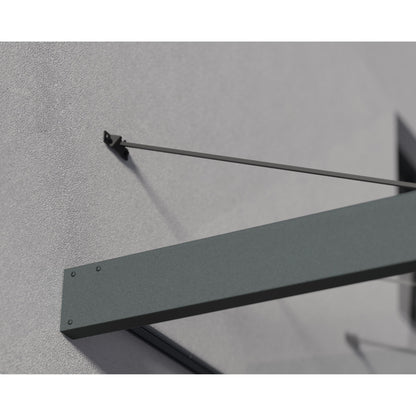 Marquesina para puerta Sophia XL 140x845 cm transparente Canopia