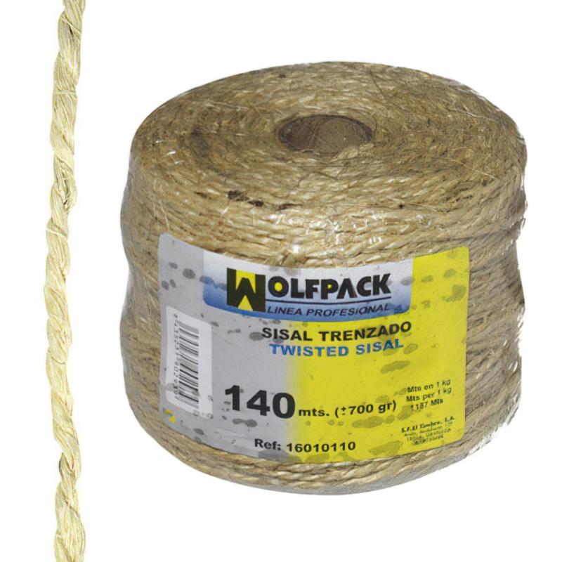 Cuerda Sisal Nº3 4-2 Cabos (bobina 700 Gr./140 M.)_0