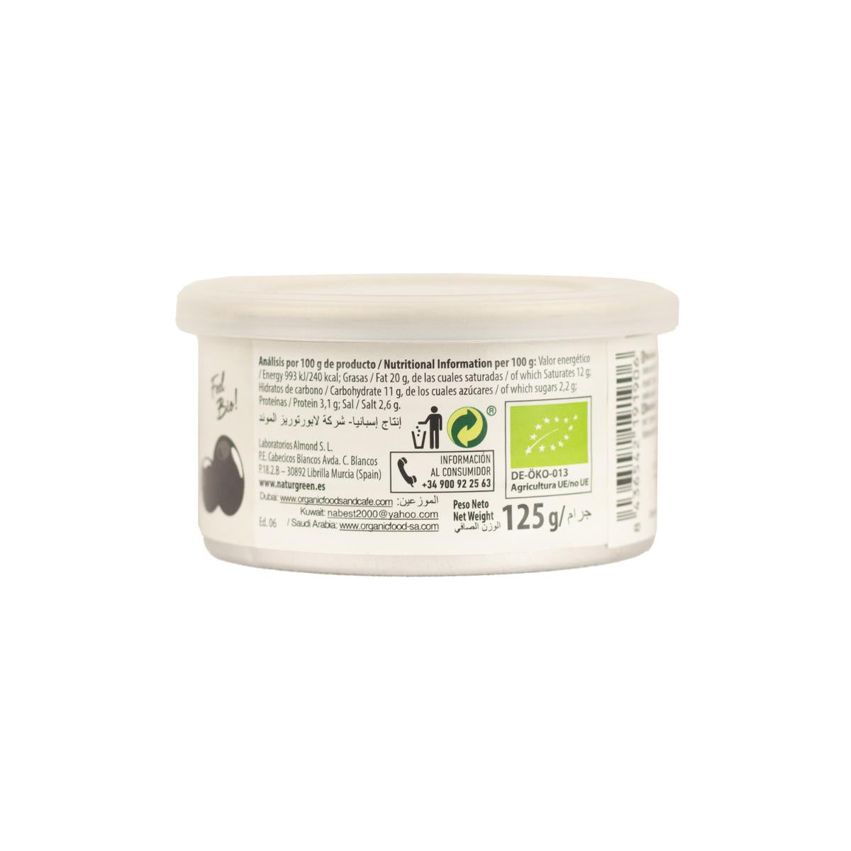 Paté Olivas Negras Bio Naturgreen 125 g