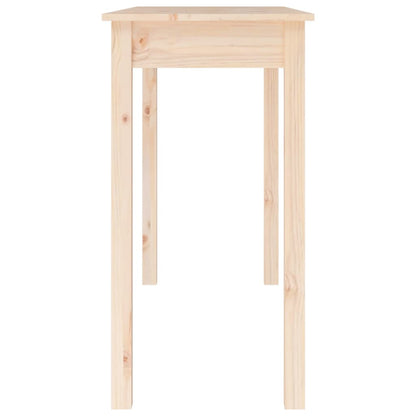 Mesa Consola Madera Maciza De Pino 110x40x75 Cm_4