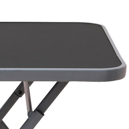 Mesa Plegable Cuadrada Emili Gris Oscuro 60x60x72cm 7house_1