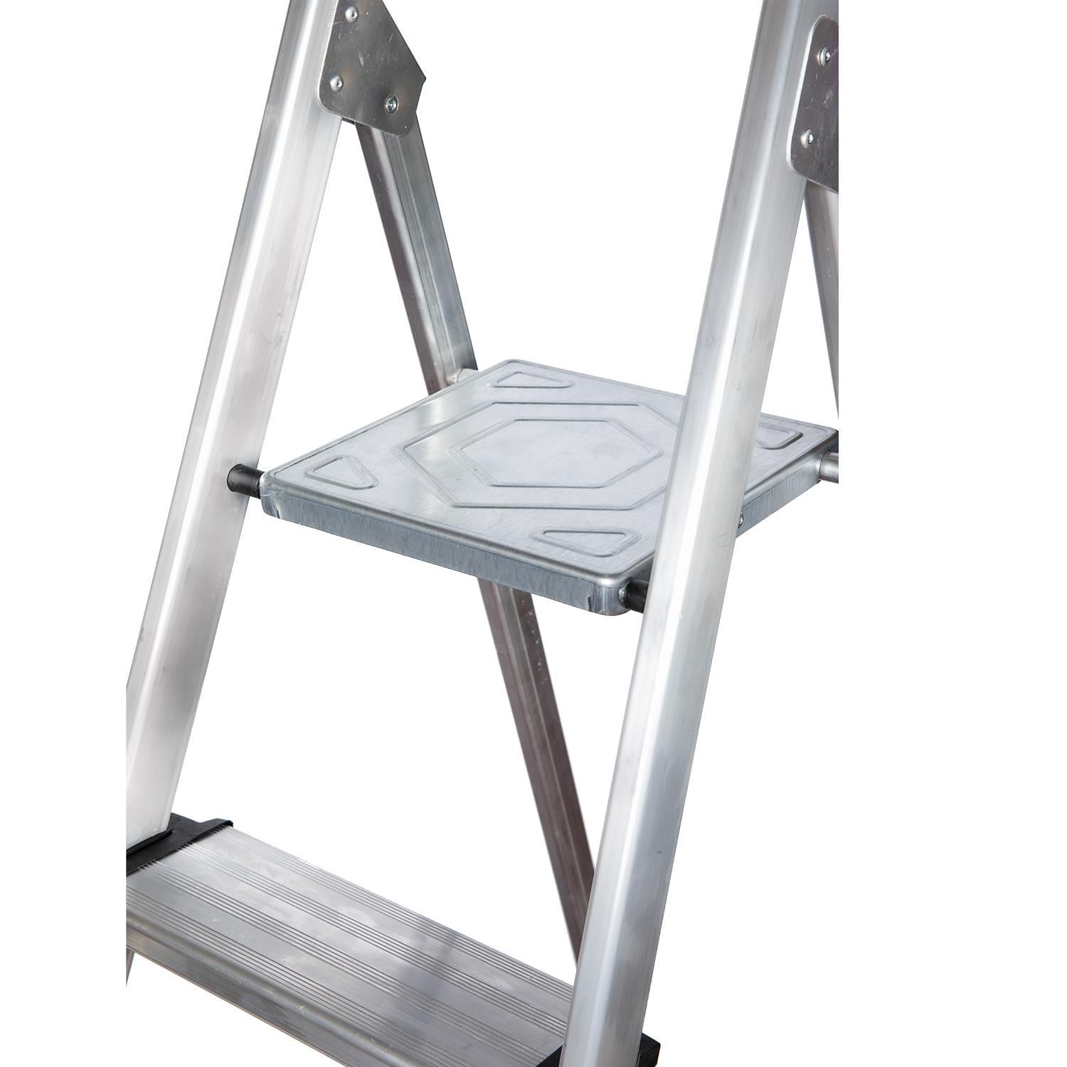 Escalera Doméstica Aluminio Profesional 7 Peldaños 12 Cm Grosor._1