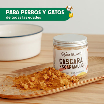 Cáscara de Escaramujo Suplemento para mascotas Wild Balance 100 g