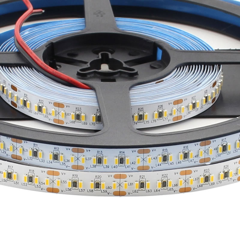 Tira Led Epistar Monocolor Smd3014, Dc24v, 5m (240 Led/m),120w, Ip20, Blanco Cálido_3