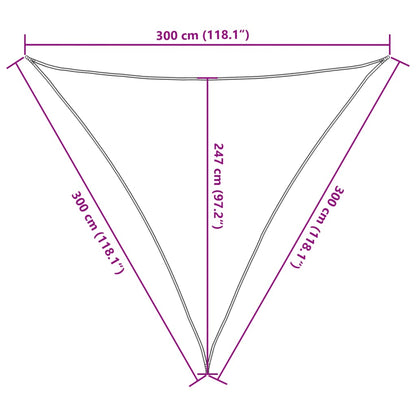 Vidaxl Toldo De Vela Hdpe Blanco 160 G/m² 3x3x3 M_2