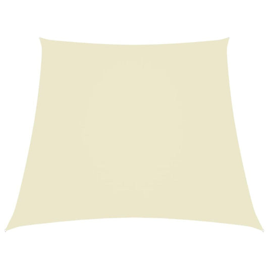 Vidaxl Toldo De Vela Trapezoidal De Tela Oxford Color Crema 2/4x3 M_0