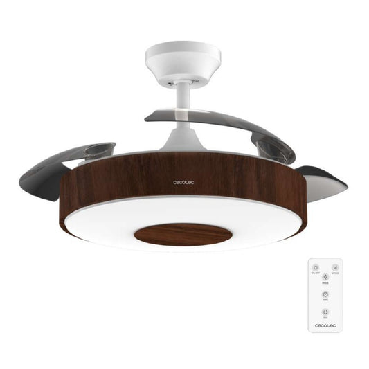 Cecotec Ventilador De Techo Energysilence Aero 4200 Invisible Darkwood_0