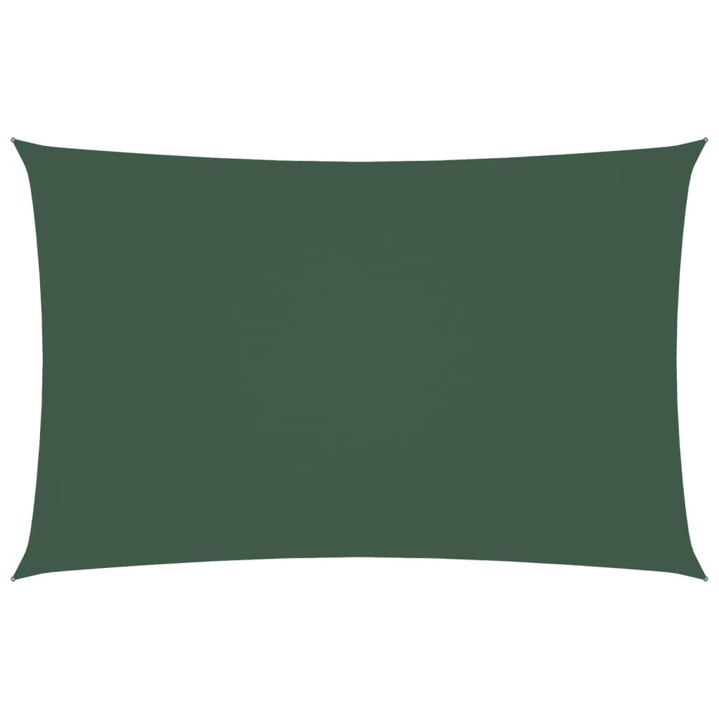 Vidaxl Toldo De Vela Rectangular Tela Oxford Verde Oscuro 2x4,5 Cm_0