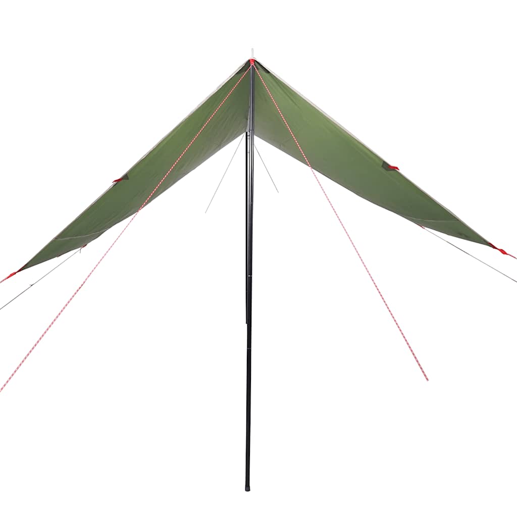 Lona De Camping Impermeable Verde 430x380x210 Cm_2