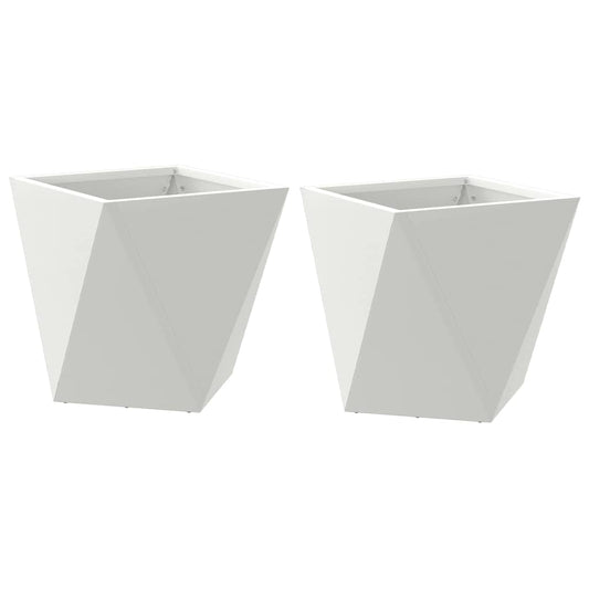 Jardinera 2 Pcs 30 X 30 X 30 Cm Acero_0