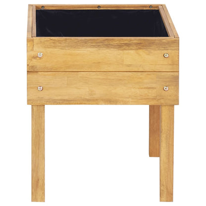 Jardinera Elevada De Madera Maciza De Acacia 50x40x45 Cm_3