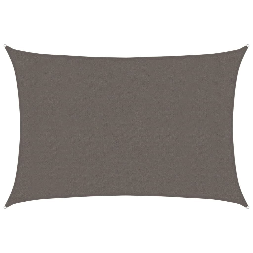Vidaxl Toldo De Vela Gris Antracita Hdpe 160 G/m² 3x4 M_0