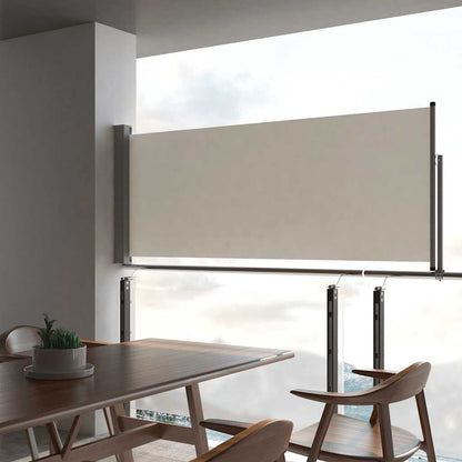Vidaxl Toldo Lateral Retráctil Para Patio 100x300 Cm Crema_1