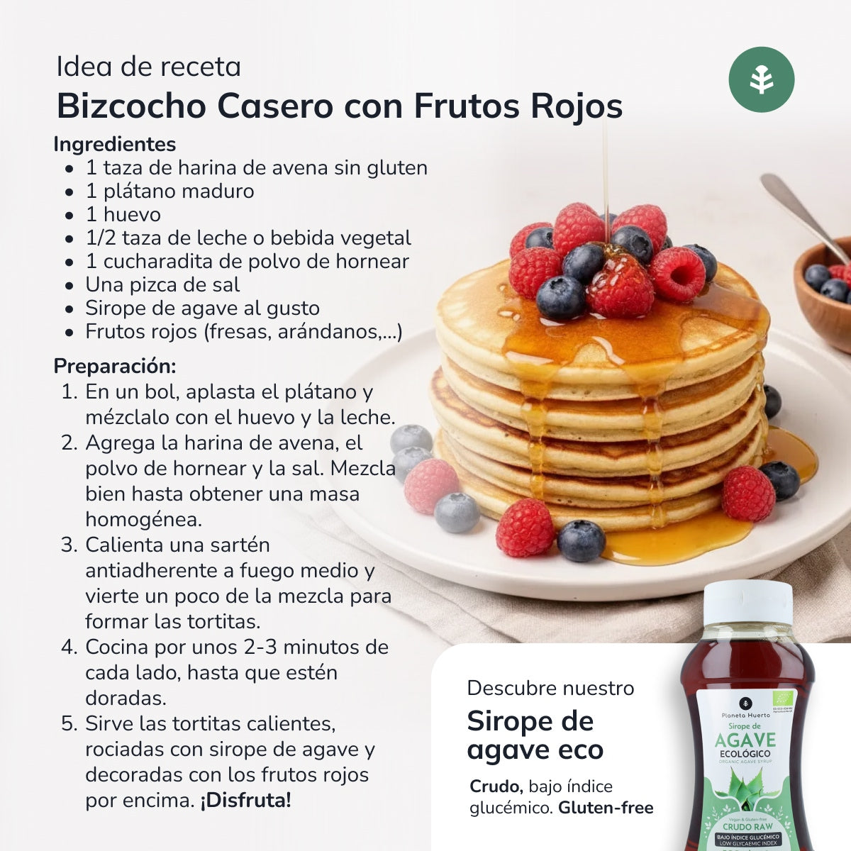 Harina de Avena Sin Gluten ECO Planeta Huerto  1 kg