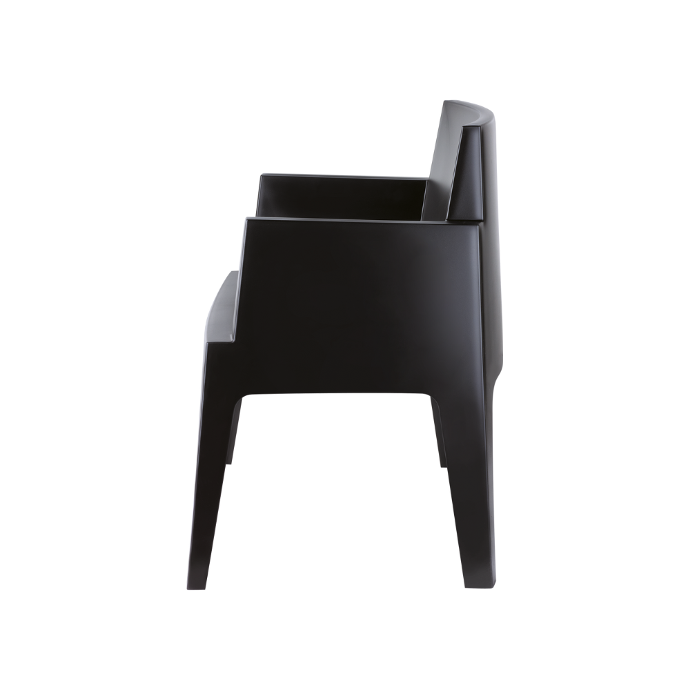 Siesta Exclusive Pack De 2 Sillones Para Exterior Box Gris Negro_3