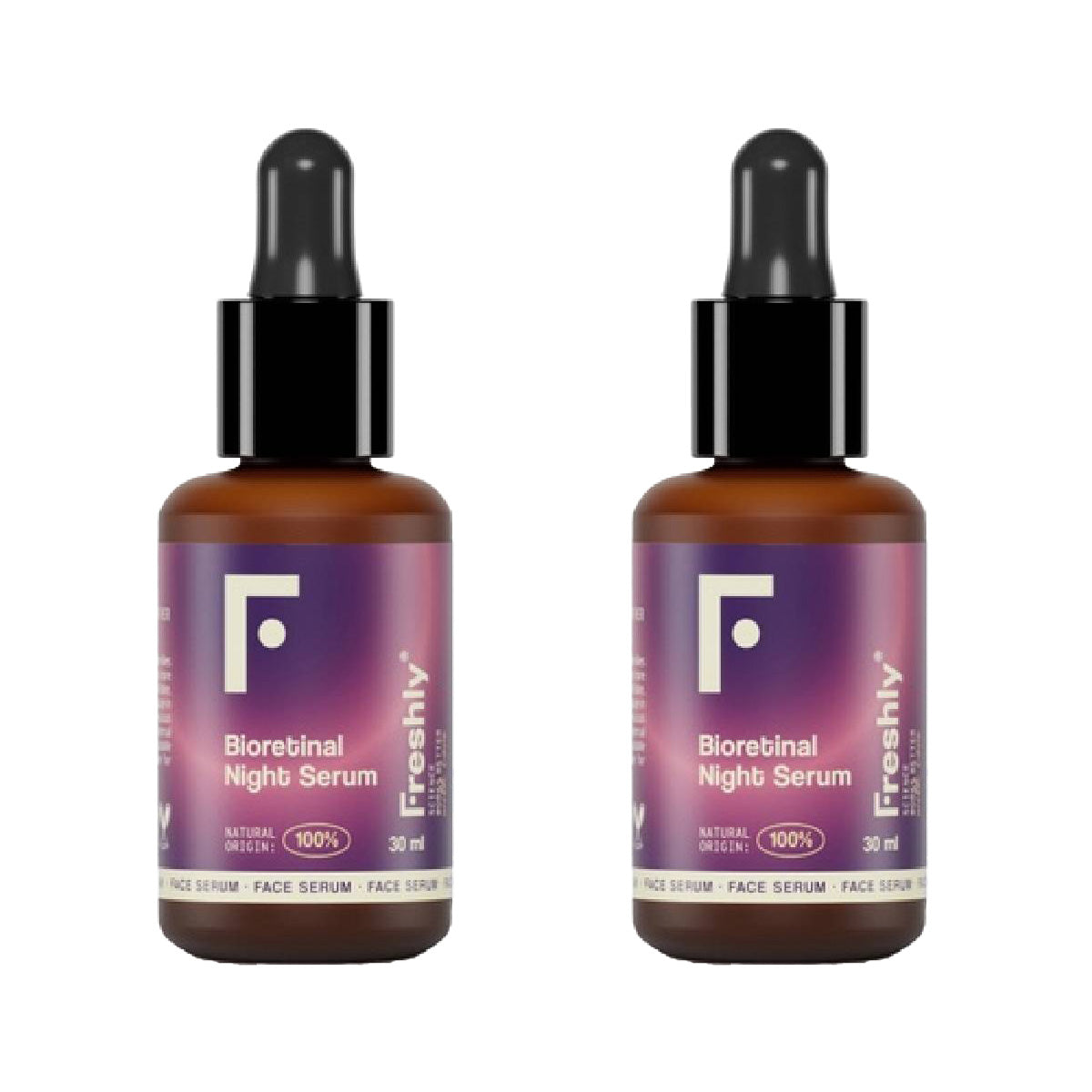 Pack 2x Sérum Facial De Noche Bioretinal Freshly 30ml