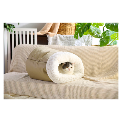 Wuapu Cama Para Gato 45x55cm En Forma De Cueva O Saco Con Interior De Pelo_1