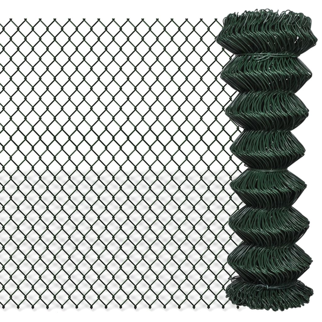 Valla De Tela Metálica Acero Verde 1,25x15 M / Vetonek_0
