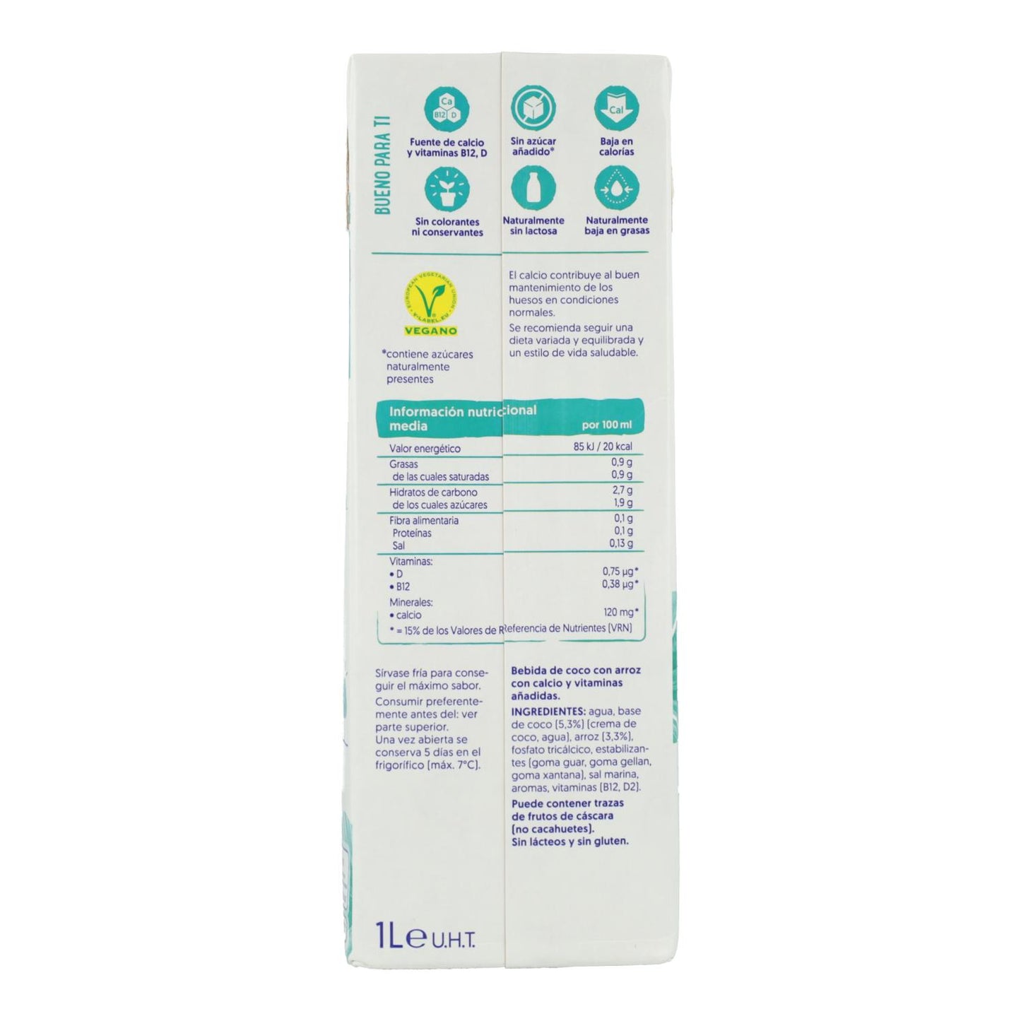 Pack 8 uds Bebida de Coco Alpro 1 Litro