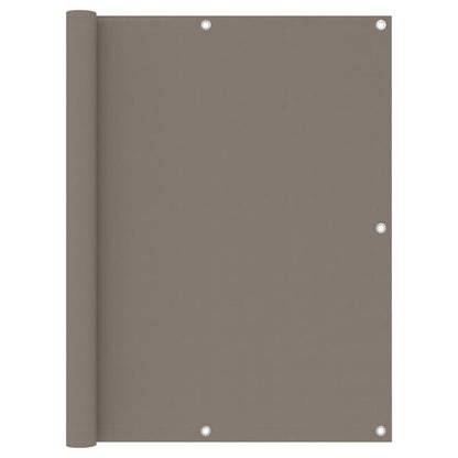 Vidaxl Toldo Para Balcón De Tela Oxford Gris Taupé 120x400 Cm_0