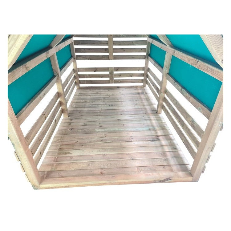 Casita De Madera Masgames Andrea Con Suelo De Madera.