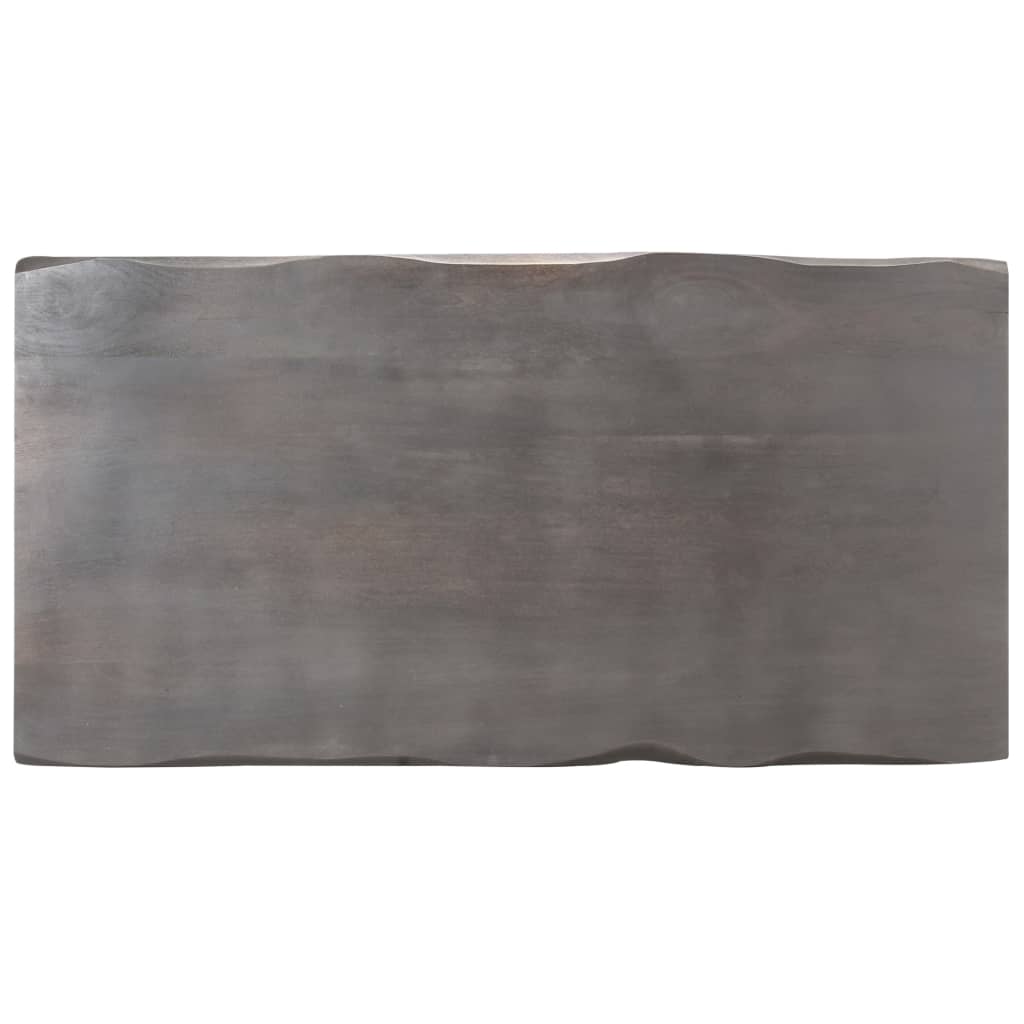 Mesa De Centro Borde Natural Madera Maciza Acacia 115x60x40 Cm_4
